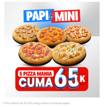 Promo Domino's Pizza.